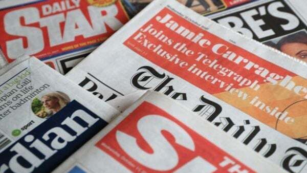 What the papers say: Wednesday's front pages