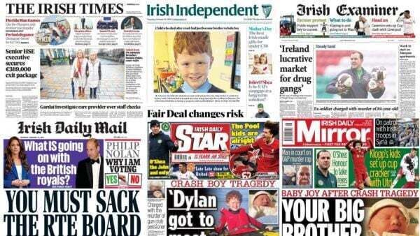 What the papers say: Thursday's front pages