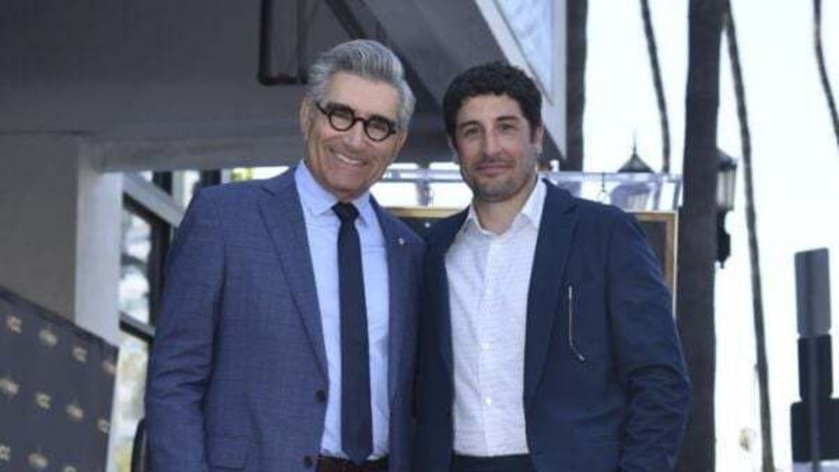 American Pie reunion as Eugene Levy receives star on Hollywood Walk of Fame