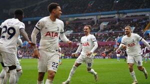 Tottenham rout Aston Villa as John McGinn sees red