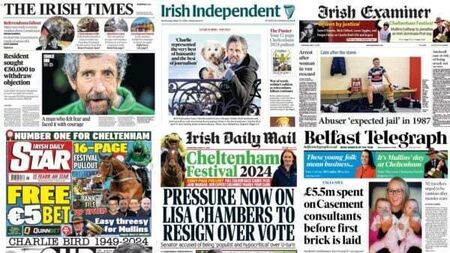 What the papers say: Wednesday's front pages