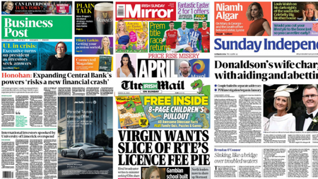 What the papers say: Sunday's front pages