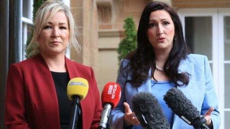 Ireland and UK praise Stormont leaders for backing cohesion amid political shock