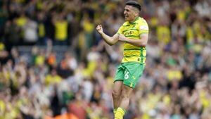 Marcelino Nunez free-kick earns Norwich derby win to dent Ipswich promotion bid Marcelino Nunez free-kick earns Norwich derby win to dent Ipswich promotion bid