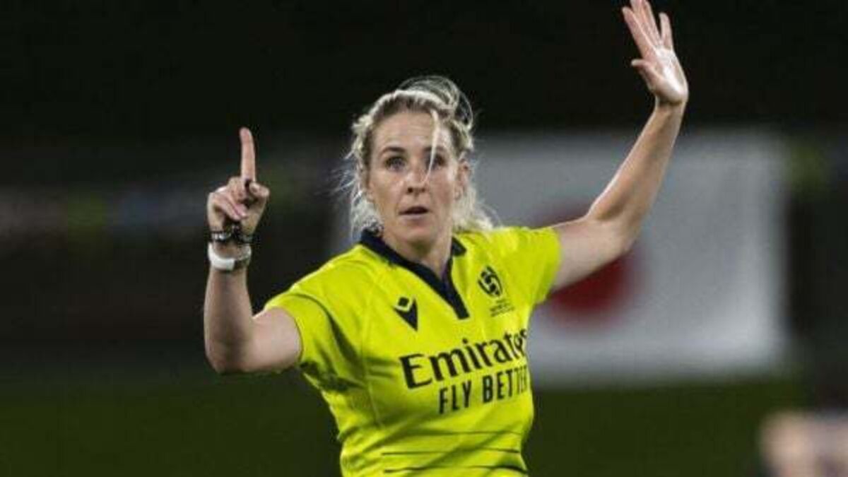A woman refereeing men’s Six Nations and World Cups ‘inevitable’ – Joy Neville