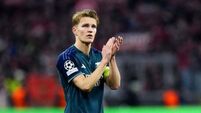 We’ll get back up – Martin Odegaard urges Arsenal to respond to European exit