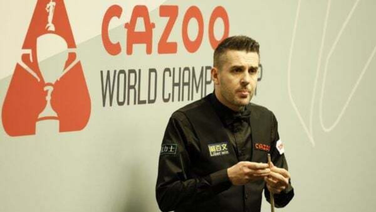 Four-time world champion Mark Selby faces first round exit at the Crucible