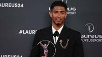 Real Madrid and England star Jude Bellingham wins Laureus breakthrough award