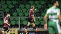 League of Ireland: Late goal gives Shamrock Rovers draw against Galway United as Shelbourne remain top