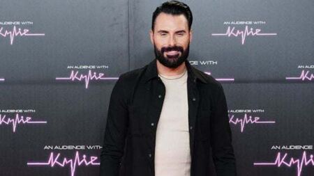 Rylan Clark reacts after he is compared to man in police e-fit