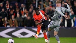 Elijah Adebayo earns Luton valuable point against Everton with superb equaliser Elijah Adebayo earns Luton valuable point against Everton with superb equaliser