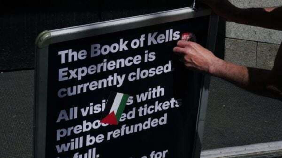Protesting students ‘confident’ blockade will force Trinity to cut Israeli ties