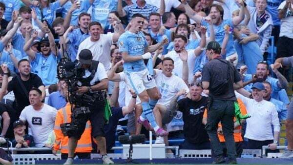 Phil Foden scores twice as Man City secure fourth straight Premier League title