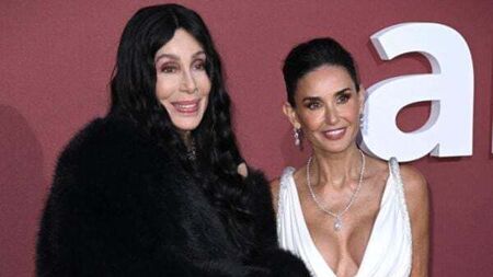 Demi Moore and Cher among stars supporting Aids fundraising gala in Cannes