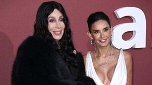 Demi Moore and Cher among stars supporting Aids fundraising gala in Cannes Demi Moore and Cher among stars supporting Aids fundraising gala in Cannes