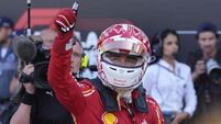 Charles Leclerc takes Monaco pole as Max Verstappen only sixth fastest