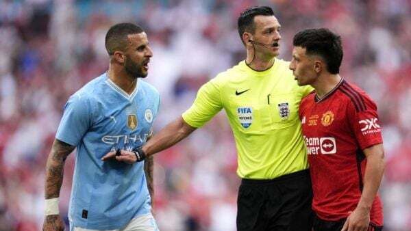 Kyle Walker denies suggestions title celebrations hindered Man City in cup final