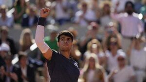Carlos Alcaraz reaches first French Open final after defeating Jannik Sinner Carlos Alcaraz reaches first French Open final after defeating Jannik Sinner