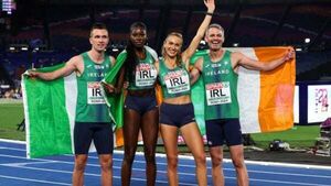 Ireland win 4x400 mixed final at European Championships Ireland win 4x400 mixed final at European Championships