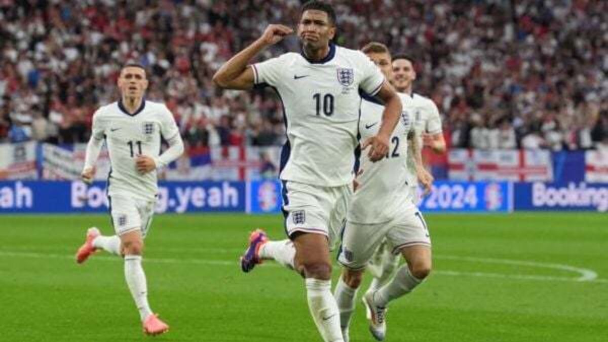 Jude Bellingham header guides England to victory over Serbia in Euro 2024 opener