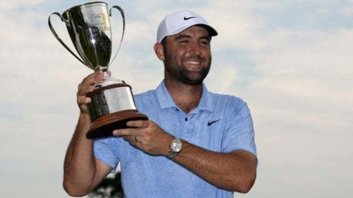 Scottie Scheffler wins Travelers play-off after protesters storm 18th green