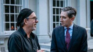Taoiseach meets Hollywood director Tim Burton on set of Netflix show filmed in Ireland Taoiseach meets Hollywood director Tim Burton on set of Netflix show filmed in Ireland