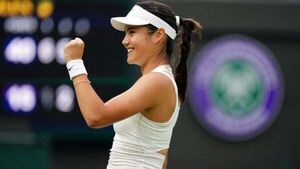Emma Raducanu dominates Elise Mertens to secure best grand slam run since 2021 Emma Raducanu dominates Elise Mertens to secure best grand slam run since 2021