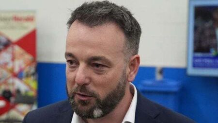 Colum Eastwood 'delighted to see back' of Tories as he holds Westminster seat