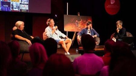 Deep Purple make history performing Smoke On The Water on Lake Geneva