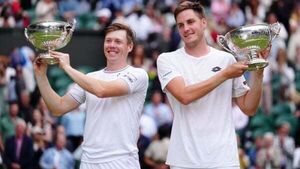 Henry Patten secures stunning Wimbledon doubles success with Harri Heliovaara Henry Patten secures stunning Wimbledon doubles success with Harri Heliovaara