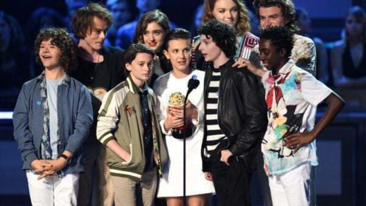 Stranger Things cast return to Hawkins High in first look at final series