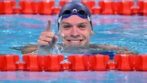 Olympics: Leon Marchand takes his fourth gold in Paris pool Olympics: Leon Marchand takes his fourth gold in Paris pool