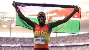 Kenyan Emmanuel Wanyonji takes 800 metres gold with personal best Kenyan Emmanuel Wanyonji takes 800 metres gold with personal best
