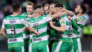 Shamrock Rovers guaranteed European group stage football after win over Celje Shamrock Rovers guaranteed European group stage football after win over Celje