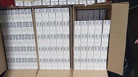 Over 9.5 million cigarettes worth €8 million seized at Rosslare Europort