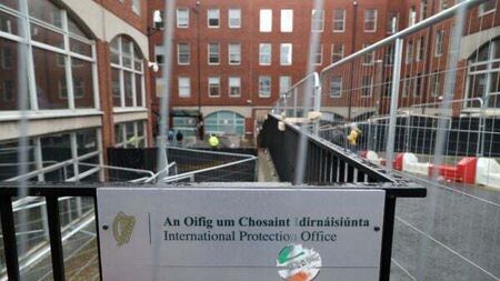 Health inspectors warned of disease spread risk at Dublin asylum seeker encampment