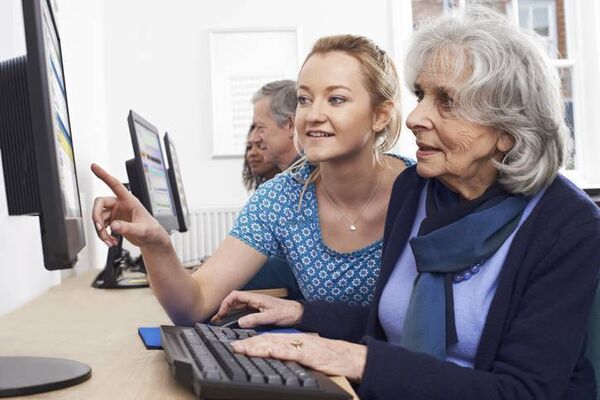 Age Action offers free classes in computer skills for anyone over the age of 55. Age Action offers free classes in computer skills for anyone over the age of 55.