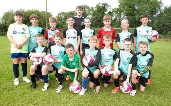13/14 group with Conor Whelan at the T&amp;S Utd FAI Summer Camp