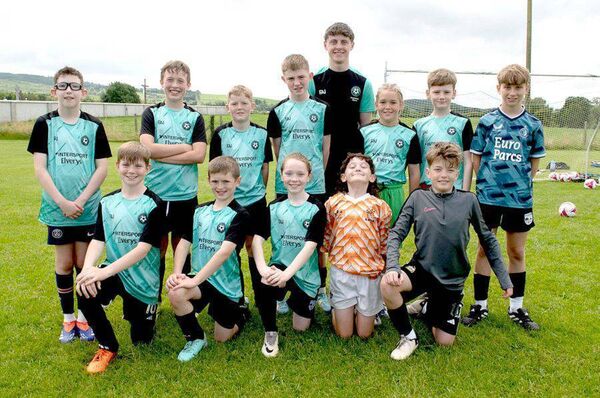 10/11s group with Nick Brennan at the T&amp;S Utd FAI Summer Camp
