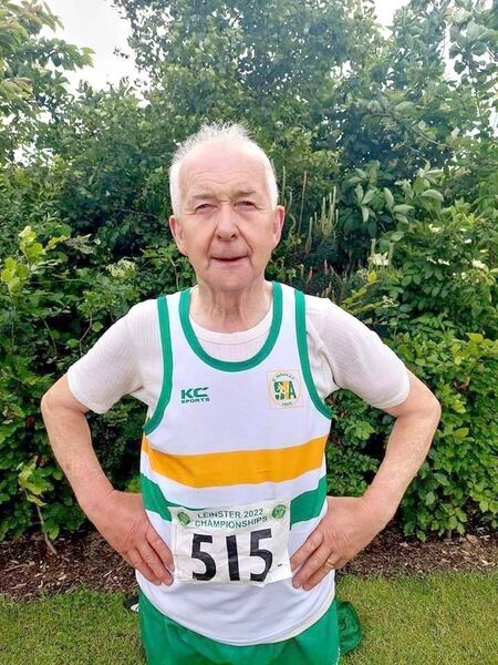 Dick Mullins who finsihed in second place in the National Masters O70 5km Dick Mullins who finsihed in second place in the National Masters O70 5km