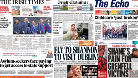 What the papers say: Thursday's front pages