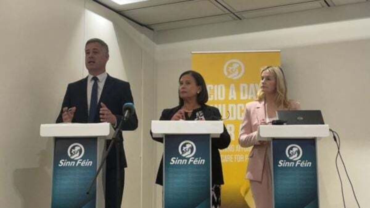 Sinn Féin: €10 a day childcare plan could be in place by next year