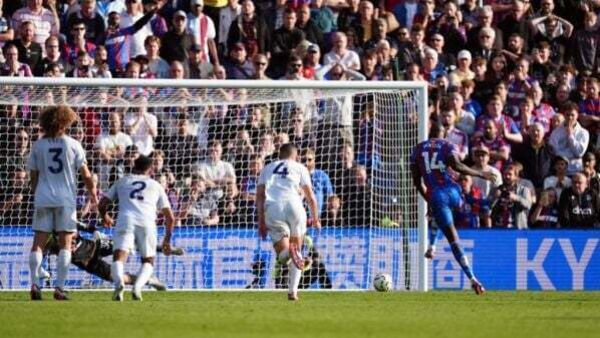 Jean-Philippe Mateta’s stoppage-time penalty salvages a draw for Crystal Palace