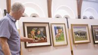 Local Laois artist and tutor exhibits his own work