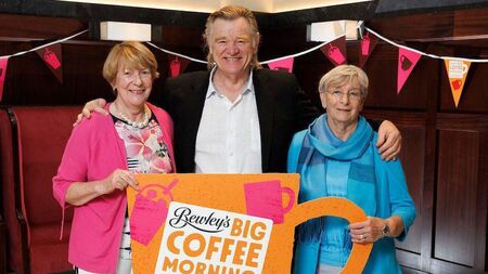 Brendan Gleeson launches coffee morning for hospice