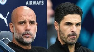 Pep Guardiola and Mikel Arteta frustrated by officials during action-packed draw Pep Guardiola and Mikel Arteta frustrated by officials during action-packed draw
