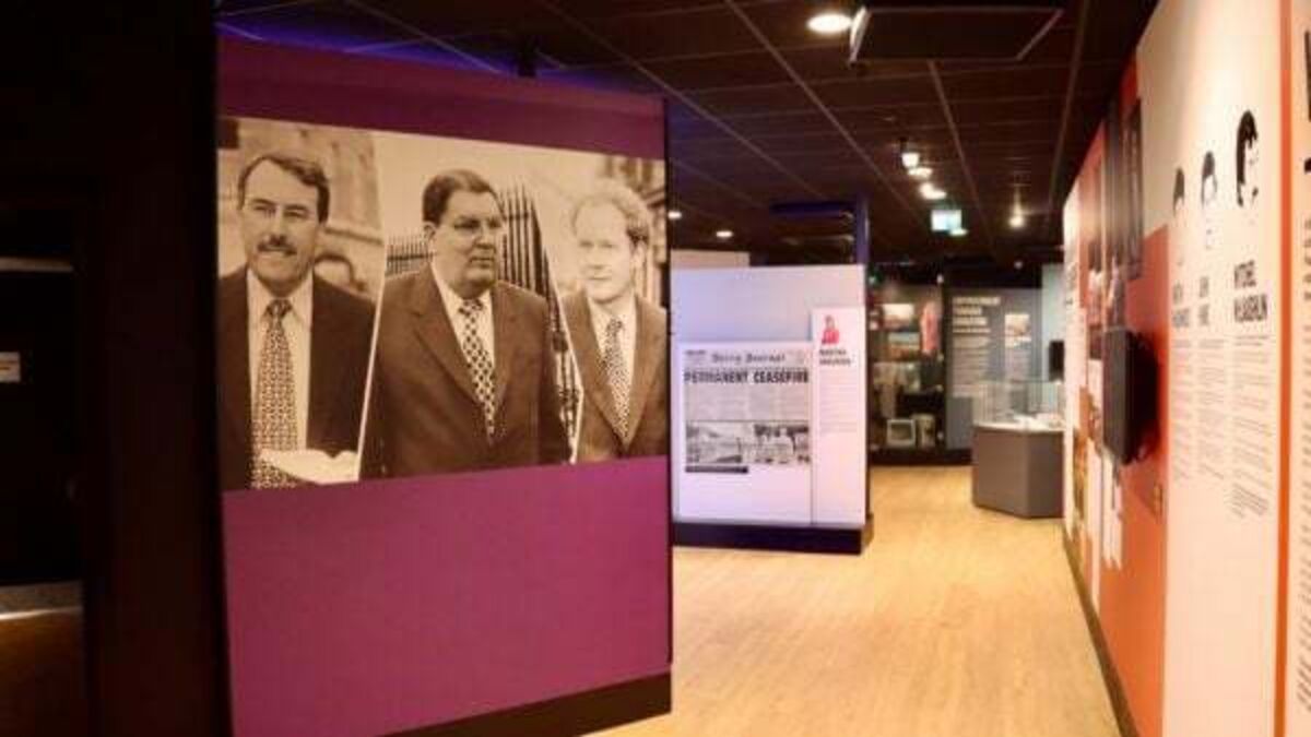 Michelle O’Neill accused of ‘rewriting history’ over Derry peacemakers museum