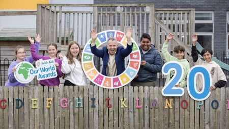 Minister joins Portlaoise pupils to launch Our World Awards for 2025 