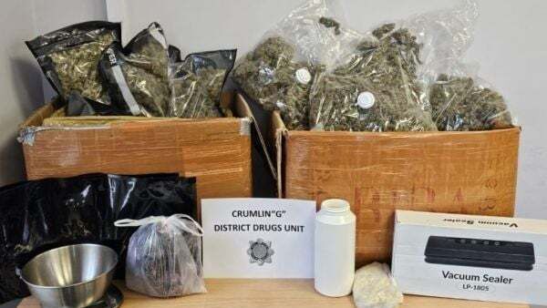 Gardaí seize drugs worth €278,000 and stolen motorbike at Dublin property