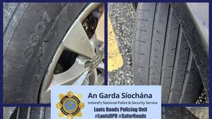 Laois gardaí issue fines to motorists with bald and dodgy tyres Laois gardaí issue fines to motorists with bald and dodgy tyres